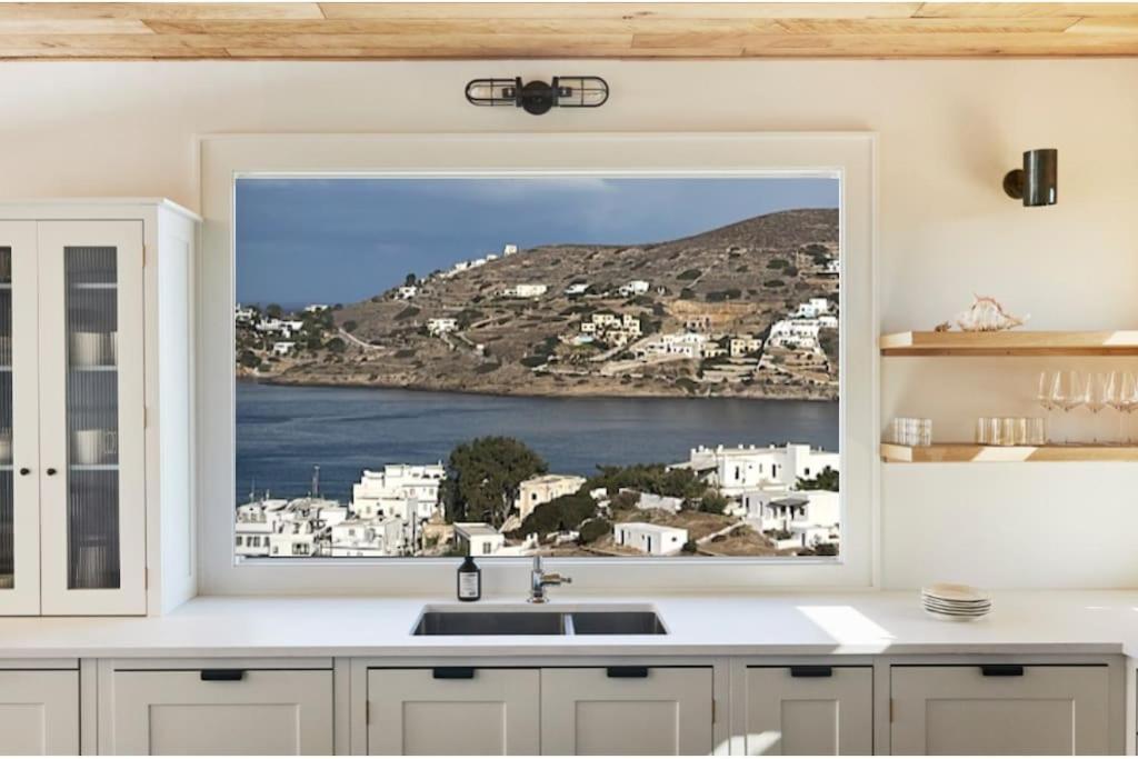 Villa Surplombant Le Port D'Ios, Cyclades Grecques Exterior foto