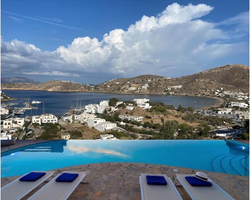 Villa Surplombant Le Port D'Ios, Cyclades Grecques Exterior foto